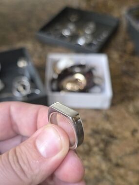 Signet Petite Rectangular Ring